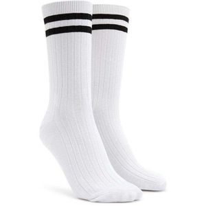 <b>Knee</b> <b>High</b> Basketball Socks Striped Red And Navy Blue Breathable Knitted For Adults Spring Season - Product Image 2