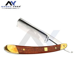 Rasoir manuel pliant en acier inoxydable de style turc, très vendu, avec manche en bois pour salon et usage domestique - Product Image 2