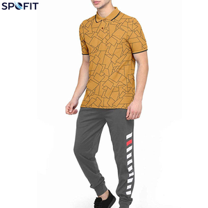 Ventes chaudes - Hauts de golf pour hommes - Polo personnalisé - 100% polyester - Nouveau style - Séchage rapide - Impression sublimée - Vêtements de sport - Polos - Product Image 1