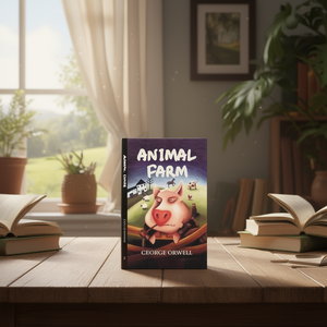 Animal Farm by Author George Orwell <b>Paperback</b> Custom Softcover <b>Book</b> Printing - Product Image 2