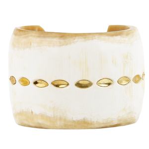 Brazalete de color de cuerno natural hecho a mano de Diseño Orgánico con amor y mejor diseño brazalete de cuerno - Product Image 4