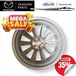 Jante en alliage 9965037500SS 20x7.5J Offset 45 Argent Brillant 10 Rayons pour Mazda CX-9 TB Pièces d'origine - Product Image 2