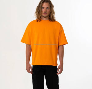 Camiseta Corta de Corte Cuadrado Personalizada al por Mayor para Hombre, Camiseta Oversize de Alta Calidad para Streetwear a Bajo Precio - Product Image 6