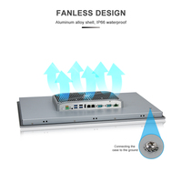 Panel PC Industrial Personalizado a Precio de Fábrica, 12.1, 17, 19, 21.5 Pulgadas, J6412 I3/I5/I7CPU, Pantalla Táctil Capacitiva