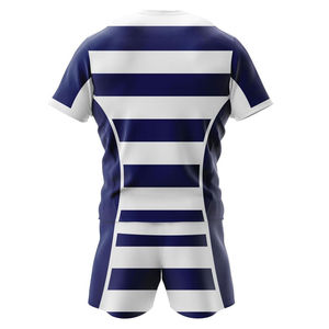 Uniforme de rugby professionnel pour hommes adultes avec coutures renforcées, tissu flexible, design respirant pour un confort supérieur - Product Image 3