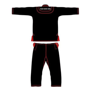 Tenues d'arts martiaux personnalisées à bas prix, ensembles d'uniformes de karaté, qualité supérieure, polyester/coton respirant, unisexe, adulte - Product Image 2