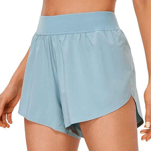 Shorts cyclistes taille haute pour femmes, sans couture, pour l'entraînement, la course et le cyclisme, vente en gros, shorts de compression personnalisés pour le fitness et la gym - Product Image 1