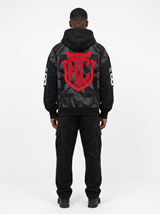 Ensemble deux pièces personnalisé avec logo, en molleton thermique respirant et à séchage rapide, pour homme, grande taille, pour le fitness, la gym, ou comme survêtement décontracté uni. - Product Image 3
