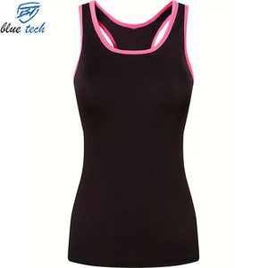 Women Activewear Tank Top Sleeveless Gym Fitness Workout Running Yoga Top Stretch Sportswear Custom Logo & Design Print - Product Image 4