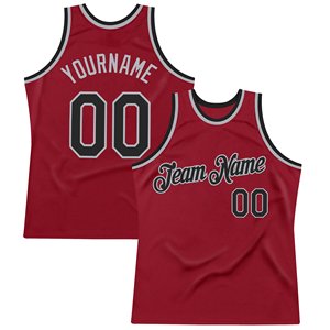 Custom Basketball Jersey <b>Maroon</b> Mesh Sublimated Print Team Name Unisex Adult Sleeveless Crew Neck Breathable Apparel - Product Image 1