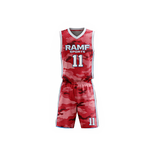 Custom Made Reversible Basketball Uniform Lightweight Sportswear Sublimation Breathable Plus Size 100% Polyester Quick Dry - Product Image 1
