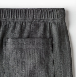 Pantalones Cortos Bermuda de Algodón para Hombre, Talla Grande, Color Sólido, Cintura Elástica, Estilo Casual con Bolsillos, Talle Medio, Tejido - Product Image 2