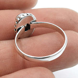 Handmade Rainbow Moonstone Gemstone <b>Ring</b> Crafted From Solid <b>925</b> Sterling <b>Silver</b> Bohemian Design <b>Ring</b> Perfect Gift For Everyone - Product Image 3