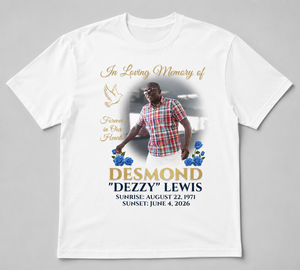 T-shirt pour homme à manches courtes en coton peigné lourd de haute qualité, coupe classique, impression personnalisée sur le devant, écologique - Product Image 1