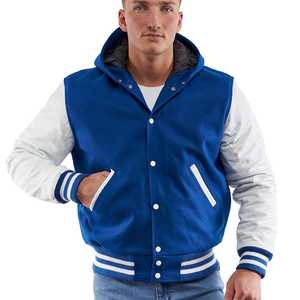 Chaqueta Universitaria Varsity Personalizada 100% Algodón para Hombre, Bordado, Béisbol, Invierno, Logotipo Frontal, Transpirable, Secado Rápido - Product Image 6