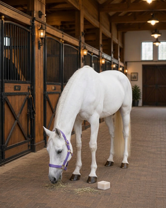 Harnais de Selle Original Lavender pour Cheval, Réglable, en Matière PP, Boucles Dorées - Product Image 2