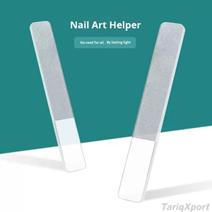 Lime à ongles double face en émeri, grain 180, outil de soin des ongles réutilisable pour le façonnage et le polissage des ongles - Product Image 5