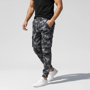 Pantalones Cargo Jogger para Hombre, Fabricados por OEM, con Logotipo de Marca Personalizado, Pantalones de Moda Urbana, con Múltiples Bolsillos, Tejido de Camuflaje - Product Image 2