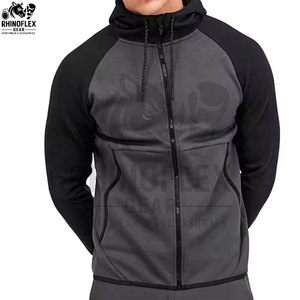 Nuevo Conjunto Deportivo Unisex de Felpa Técnica con Sudadera con Cremallera Estampada y Pantalones, de Secado Rápido, Transpirable y Ajustado para Gimnasio - Product Image 3