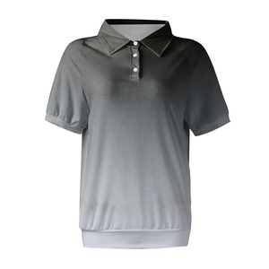 Servicio OEM: Camisetas Polo para Mujer, Tallas Grandes, Casuales, Elegantes, Multicolores, con Cuello Camisero y Manga Corta - Product Image 3