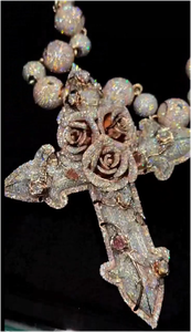 Collar de Cadena Cubana de Moissanita, Estilo Hip Hop, Nuevo Diseño, con Colgante de Bolas, Cadena de Eslabones Cubanos Pesados de Plata 925 Bañada en Oro - Product Image 4