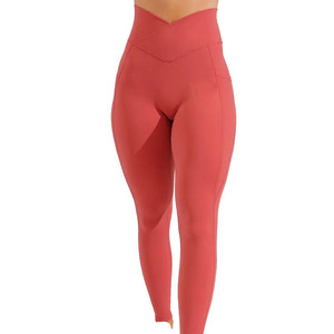 Leggings Casuales de Poliéster de Cintura Media para Mujer, de Alta Calidad, Color Sólido, Ligeros, de Secado Rápido, Transpirables y Ecológicos 2026 - Product Image 1