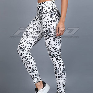 Leggings de sport pour femmes, sublimation tendance, design imprimé, matière extensible, douce et confortable - Product Image 2