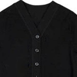 Cardigan en tricot patchwork style universitaire Zeta pour femme, hiver, dentelle brodée, tenue universitaire pour sororités et fraternités - Product Image 2