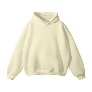 Sweat à capuche personnalisé avec logo brodé, coupe classique, en molleton de coton biologique, poche kangourou, nouveau - Product Image 1