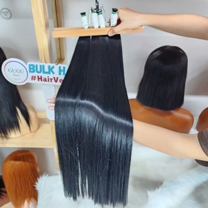 Extensiones de Cabello Liso Natural – 100% Cabello Humano, Suave y Sin Enredos, Cabello Virgen, Color Personalizado, Super Doble Trama - Product Image 2
