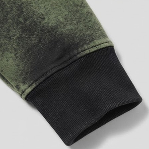 Sudadera con Capucha de Alta Calidad, Estilo Vintage, Corte Holgado, Efecto Desgastado por el Sol, Manga Larga, para Hombre - Product Image 3