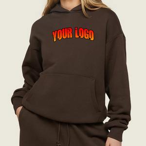 Sudadera con capucha de algodón al por mayor 2026, estilo oversized de felpa francesa, con bordado de parche, estilo urbano, ODM, sudadera a granel - Product Image 1