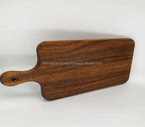 Tabla de Cortar de Madera de Olivo Hecha a Mano al por Mayor, Tablas Rústicas para Picar, Bandeja de Madera para Servir, Tabla de Charcutería para Cocina - Product Image 2