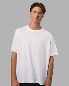 Camiseta de Manga Corta para Hombre de Alta Calidad, Personalizada, Ecológica, con Estampado Sólido y Serigrafía, Corte Holgado, con Logotipo Impreso - Product Image 3