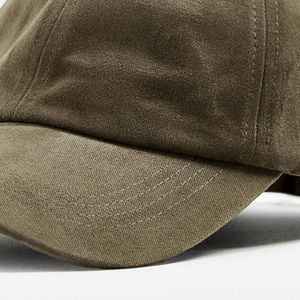 <b>Black</b> 6-Panel <b>Baseball</b> <b>Cap</b> Adjustable Back Closure Unisex Casual Solid Color Twill Fabric Adult Hat - Product Image 3