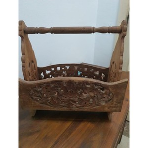 ชั้นวางนิตยสารไม้วอลนัทสุดหรู |   เฟอร์นิเจอร์ไม้ทำมือ |   ขายส่ง - Product Image 1