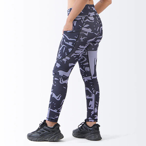 Leggings de yoga pour femmes, dernier design, sublimation, matière douce, taille élastique, meilleure fabrication. - Product Image 2