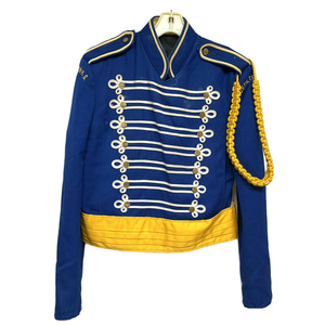 Uniform Napoleonic Hussar Jacket Premium European Retro Royal This is a black wool hussar jacket with Embroidery Napoleonic - Product Image 4