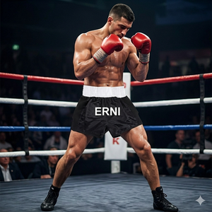 Shorts de boxe Muay Thai pour hommes, shorts d'entraînement MMA Sanda, légers, respirants, à séchage rapide, shorts de sport de combat, logo personnalisé - Product Image 1