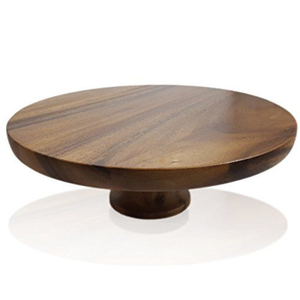 Modern <b>Square</b> Acacia Wood Cake Stand Handcrafted Wooden Dessert Display Pedestal For Wedding & Party Decor In Cheapest Price - Product Image 2