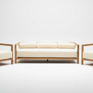 Exclusivo Conjunto de Sofás para Exteriores Caira, Teak Tejido a Mano de Grado A, Sofá Seccional Espacioso, Diseño Minimalista, Cómodo y Duradero para Exteriores - Product Image 1