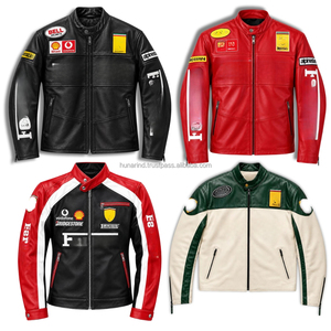 <b>Women</b> Men Motorcycle <b>Jacket</b> 100% Genuine Leather Windproof Button Winter Multi Colorway Private Label OEM/ODM - Product Image 3