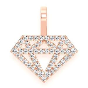 Collar con Colgante de Oro Sólido de 10K, Diseño Geométrico Moderno, Estilo Hip Hop, Diamantes Naturales, Logotipo Personalizado de la Empresa, Estilo Iced Bling, Regalo Unisex - Product Image 6