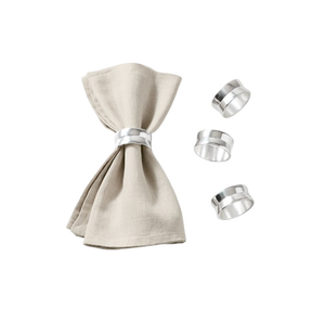 Classic Brass Napkin Rings 4.5cm Width <b>Round</b> Design <b>Table</b> Decoration Accessory Durable Wedding Tabletop Ring Set Napkin Ring - Product Image 5