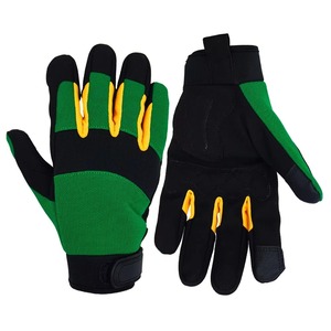 Guantes de Trabajo de Construcción de Doble Palma Antideslizantes y Antiabrasión, Guantes de Seguridad Industriales de Cuero con Función Táctil - Product Image 6