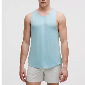 Débardeurs de sport personnalisés de haute qualité, coupe ajustée, respirants, légers, séchage rapide, sans manches, en polyester/coton - Product Image 1