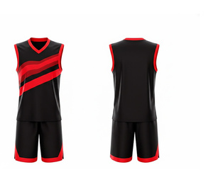 Conjunto de Uniforme de Baloncesto Personalizado con Impresión por Sublimación, Ropa Deportiva para Equipo, Jersey y Pantalones Cortos de Poliéster Transpirable para Hombre y Mujer - Product Image 1