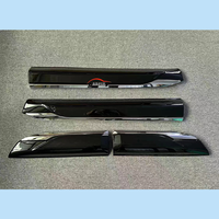 Protection de porte pour LC300 Plaque de pare-chocs de porte latérale 4x4 Kits de carrosserie Accessoires Couleur noire chromée