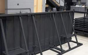 Section droite de barricade de concert noire en alliage d'aluminium de qualité supérieure adaptée à une utilisation intérieure <span class=keywords><strong>et</strong></span> extérieure - Product Image 6
