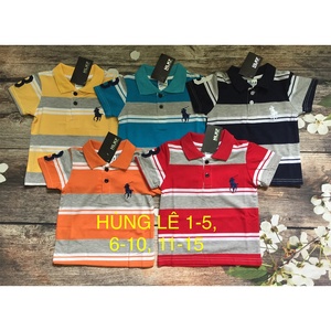 เสื้อยืดเด็กผู้ชาย,เสื้อยืดลายทางกว้างเสื้อผ้าเด็กสี - Product Image 1